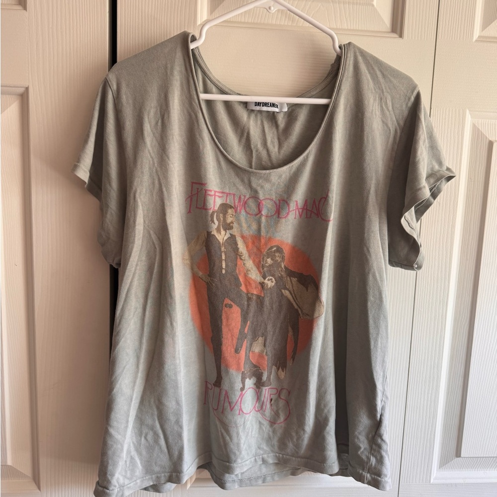 Daydreamer Light Gray Fleetwood Mac Rumours Graphic Tee